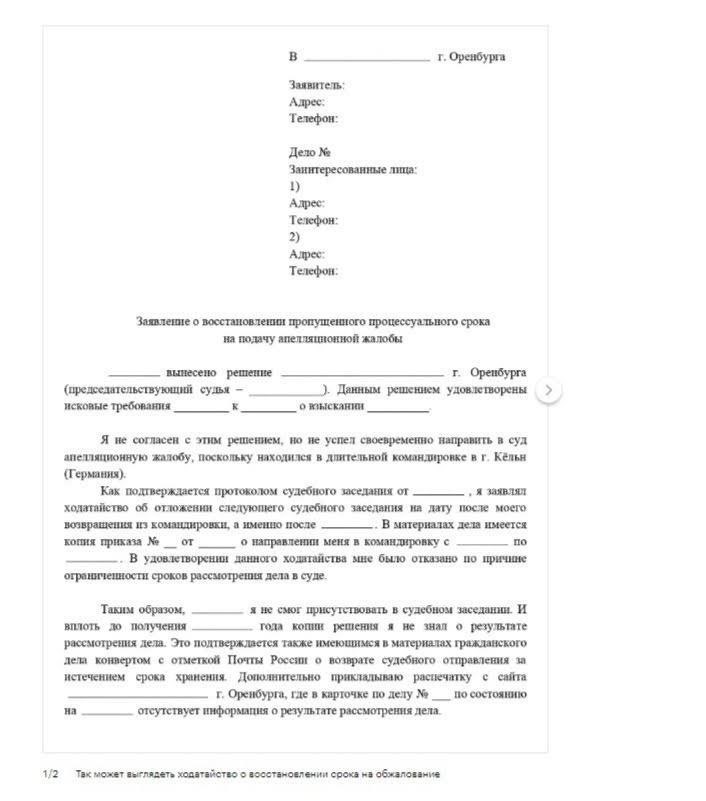 2. Подать апелляцию