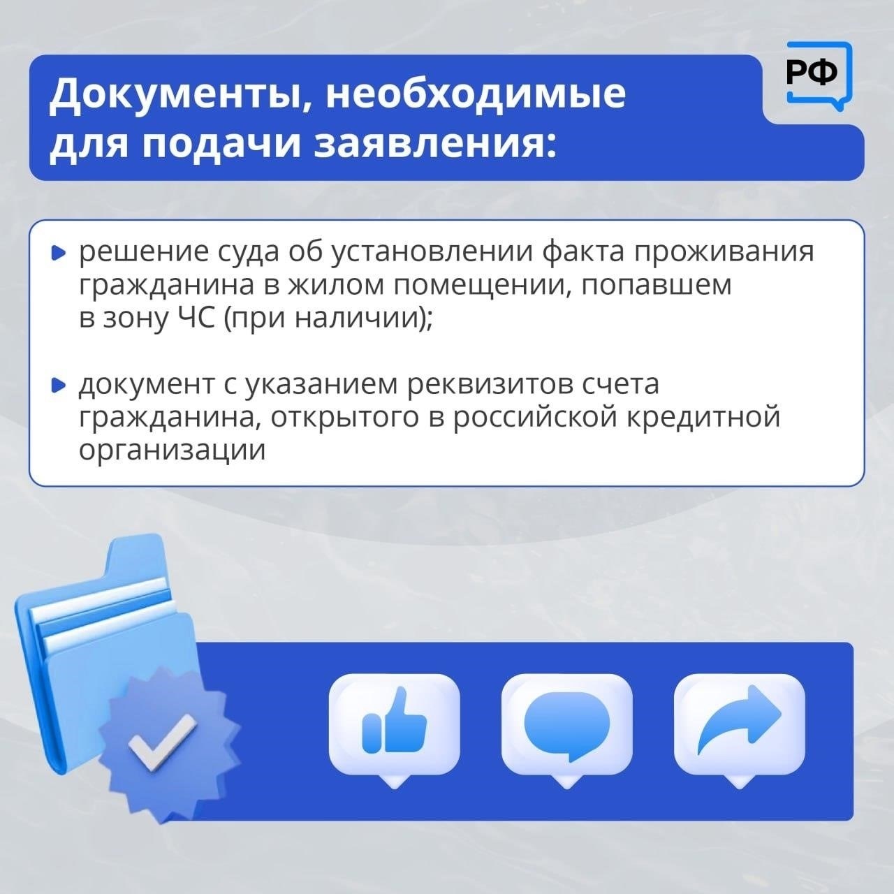 Необходимая документация и подача заявления