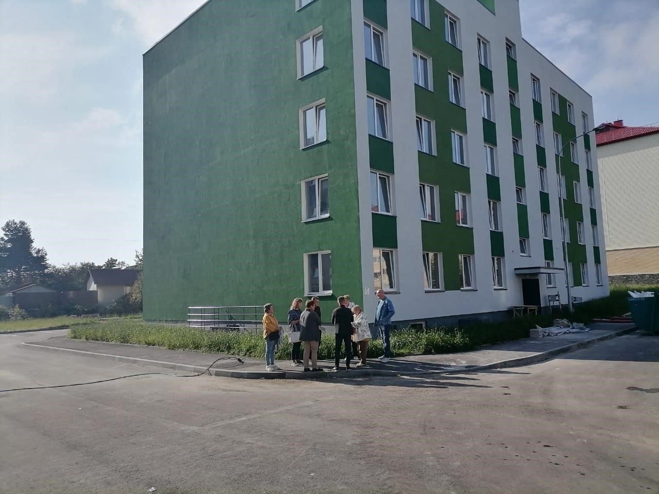 Строительство новых жилых домов для переселенцев в Сортавале